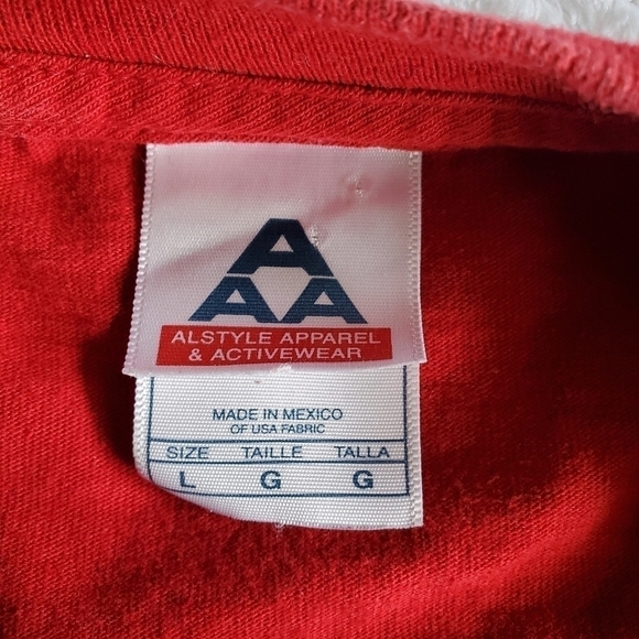 Vintage Carlos Santana Tower of Power Winterland Red T-Shirt Size Large - Picture 4 of 4